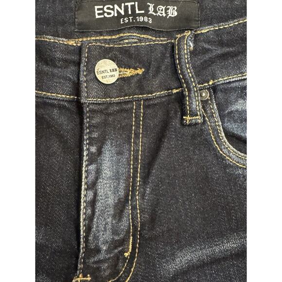 ESNTL LAB DISTRESSED STREET BLUE JEANS SIZE 30 MEN - Picture 5 of 11